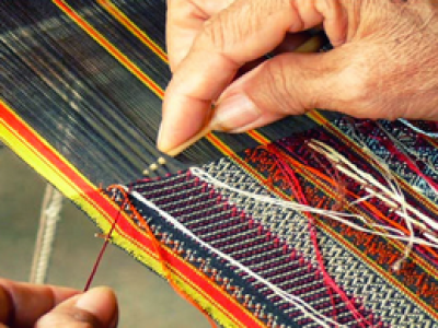 Weaving Thai Silk